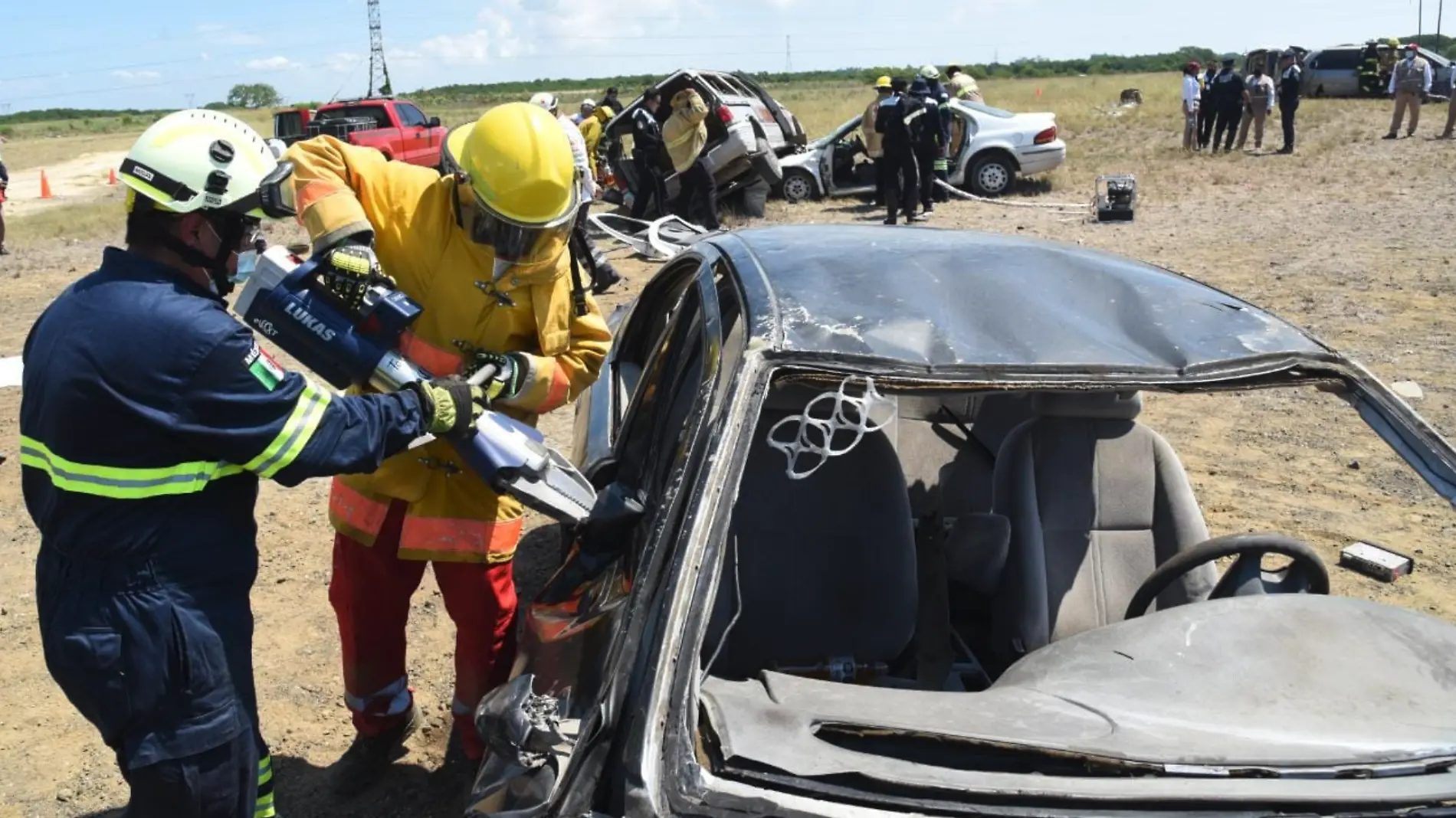 Simulacro en Tampico 